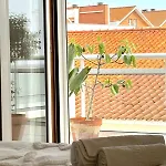 Boutique W Sea View And Private Rooftop Terace Lägenhet Nazaré
