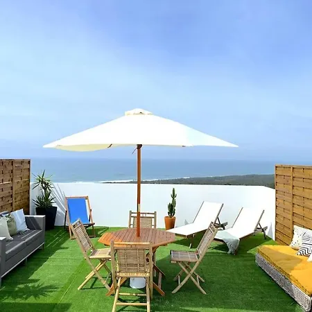 Boutique W Sea View And Private Rooftop Terace Appartement Nazaré