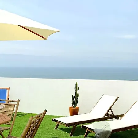 Boutique W Sea View And Private Rooftop Terace Appartement Nazaré