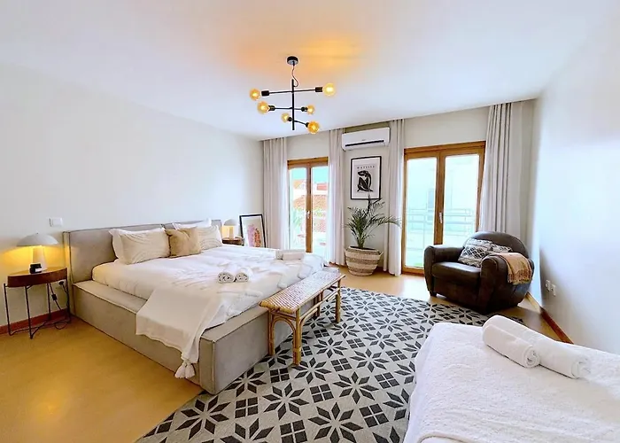 Apartmán Boutique W Sea View And Private Rooftop Terace Nazaré